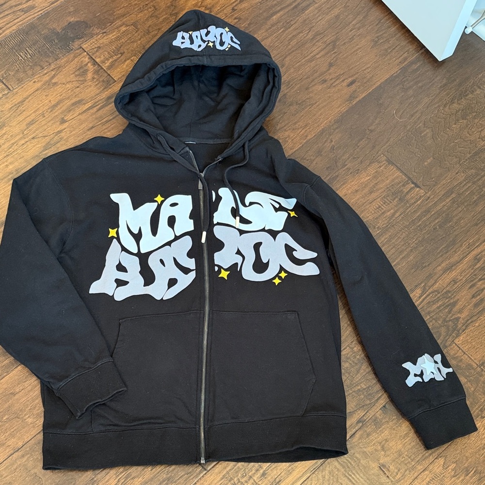 Men’s Black Graphic Hoodie